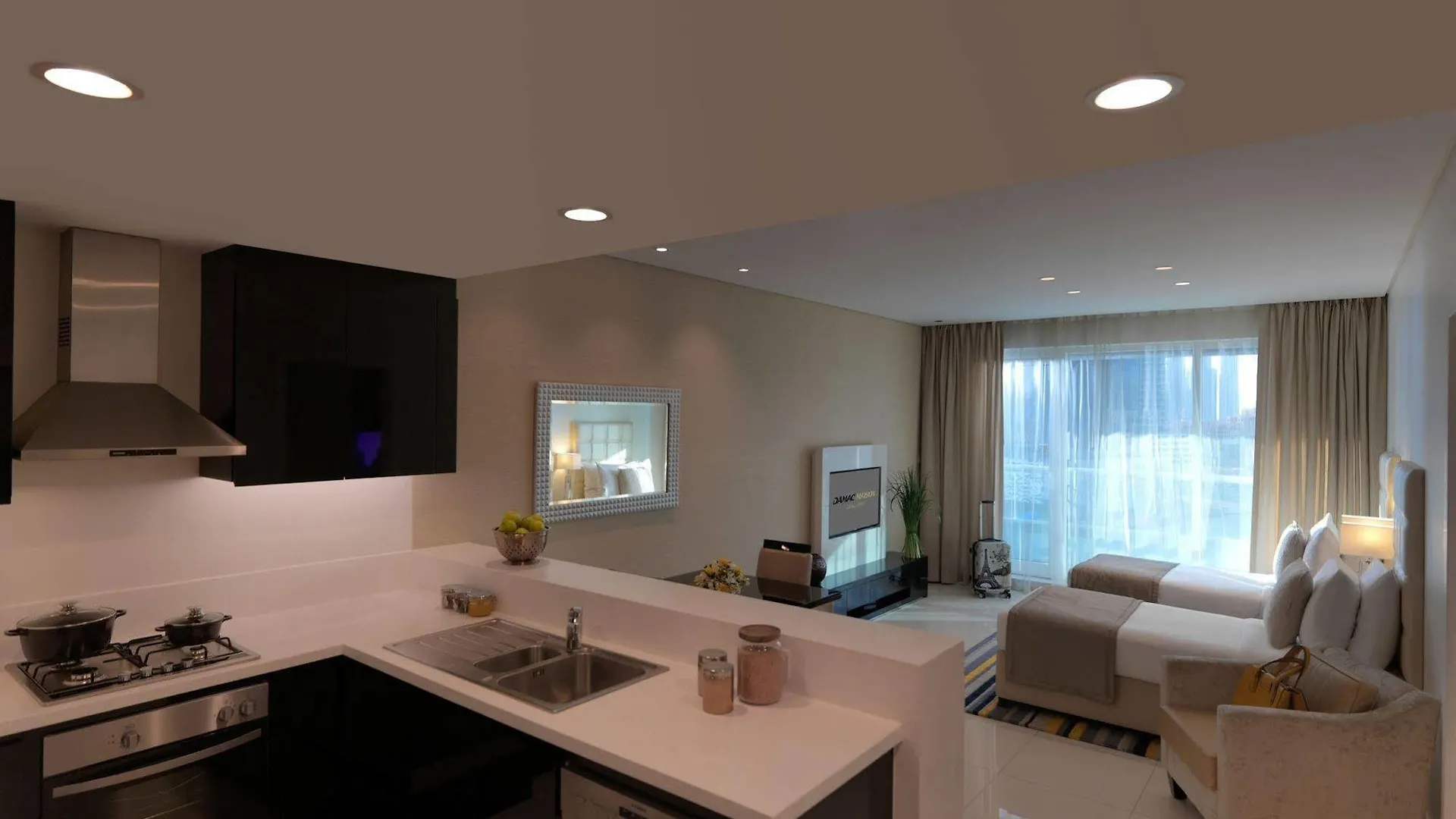 Apartmanhotel Damac Maison Canal Views Dubaj
